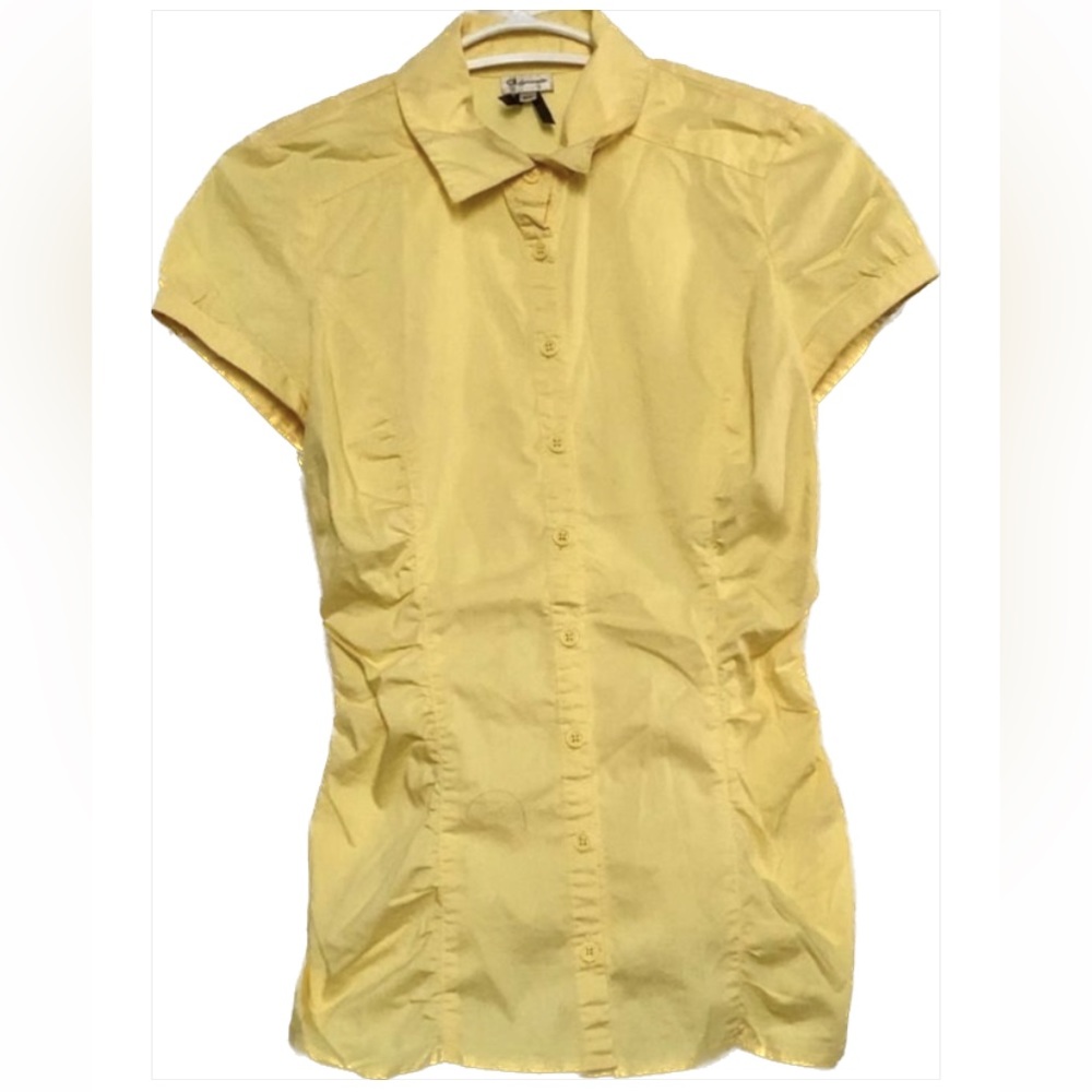 DYNAMITE short sleeve yellow Blouse